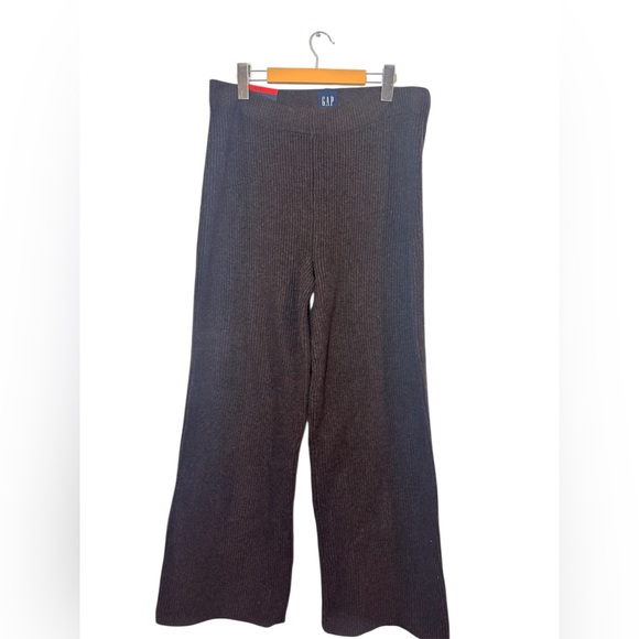 NWT Gap Brown CashSoft Shaker Stitch Knit Pants -Size M - Picture 2 of 8